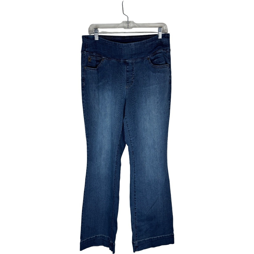 Belle by Kim Gravel TripleLuxe Boot Cut Jean Womens 14 Indigo Vintage A696713